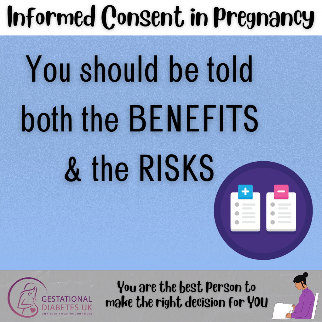 benefits and risks informed consent
